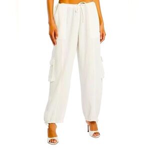 Vintage Havana Cargo Pants White Size Medium